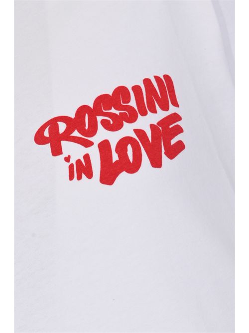 T-shirt Portland in cotone con stampa Rossini in Love Mc2 Saint Barth | PRL000204365L